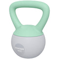 4KG Soft Kettlebell with Non-Slip Handle for Home Gym Strength Training - Grey Green