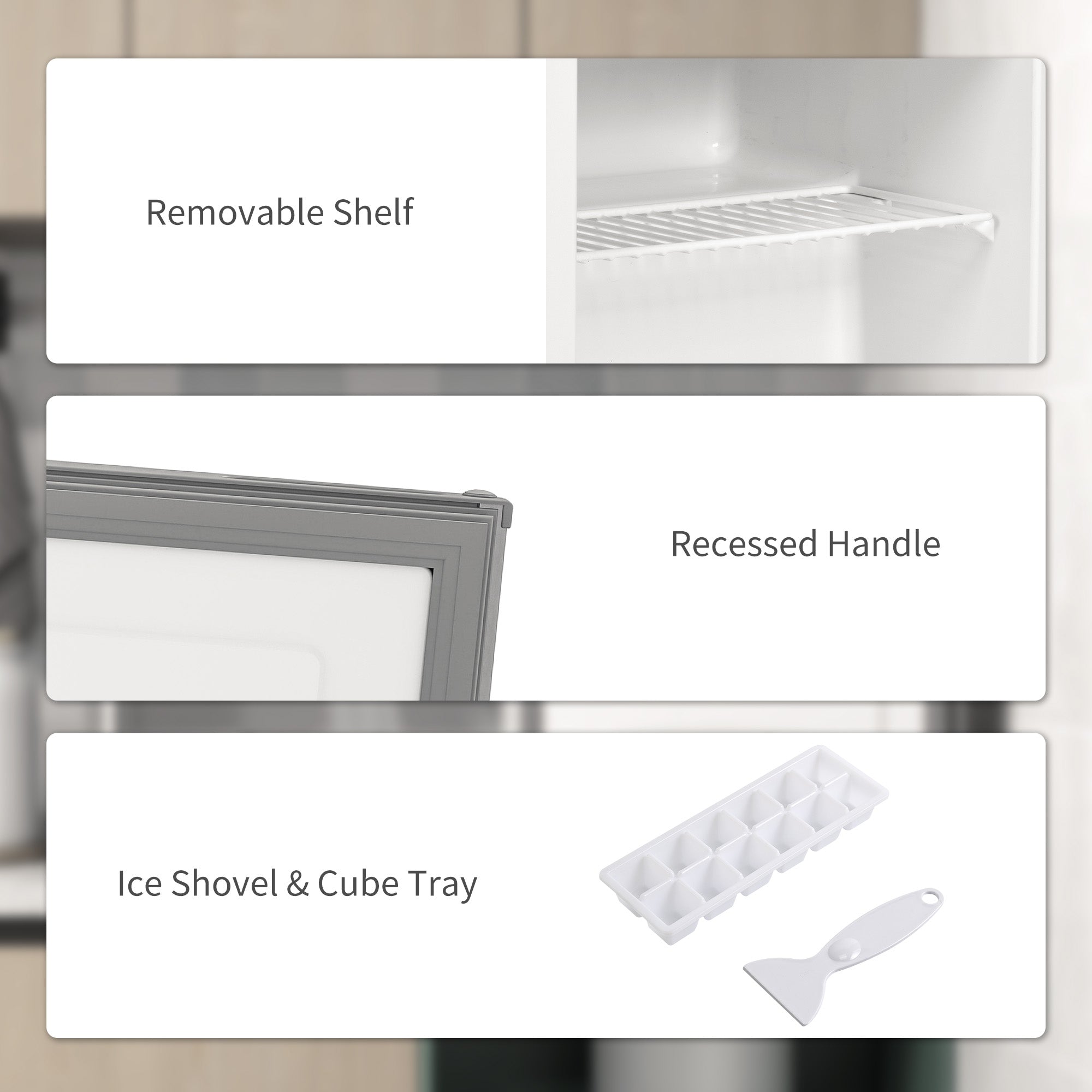 35L Mini Freezer, -24„ƒ to -14„ƒ Temperature - Grey