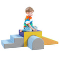 4-Piece Toddler Soft Play Set for Motor Skills Development - Multicoloured