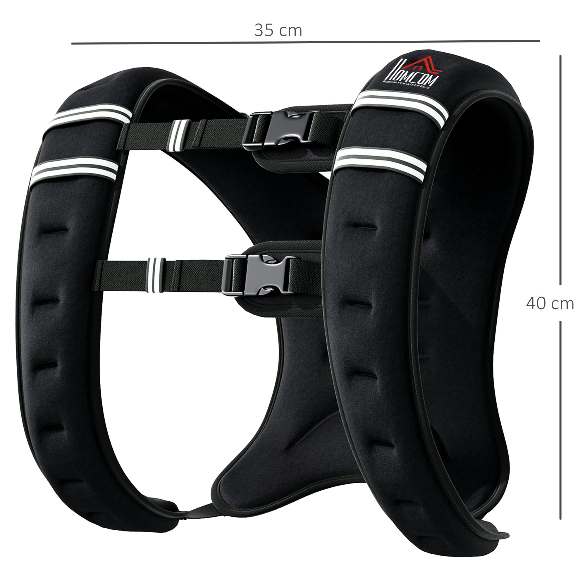 5KG Weighted Vest, Running Weight Vest with Adjustable Strap, Convenient Pocket and Reflective Strips for Men and Women