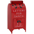 Christmas Letters for Santa Post Box Freestanding or Wall Mounted Indoor Decoration - Red