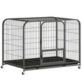 Heavy Duty Dog Crate,116 x 77 x 88 cm, Large Dog Cage for Small to Large Breeds