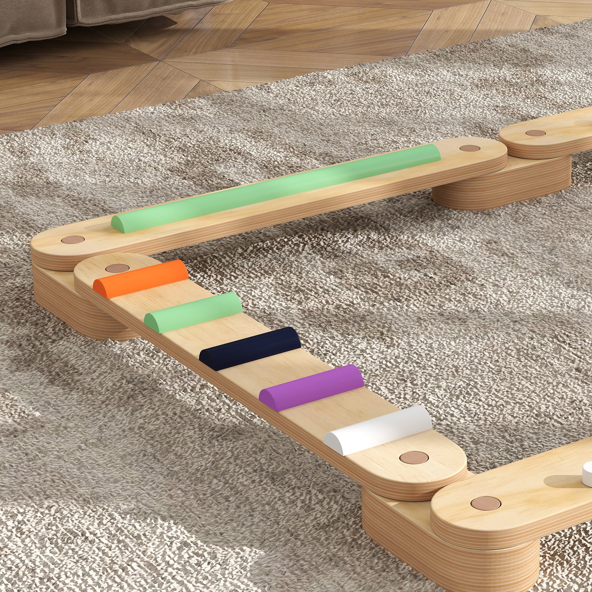 Wooden Balance Beam for Kids, Balance, Coordination, Agility
