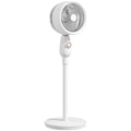 12 Inch Pedestal Fan with 3 Speeds and Oscillation for Home and Office - White