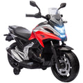 12V Honda Licensed Kids Electric Motorbike with Music, Headlights & Education Function for Ages 3-6 - Red