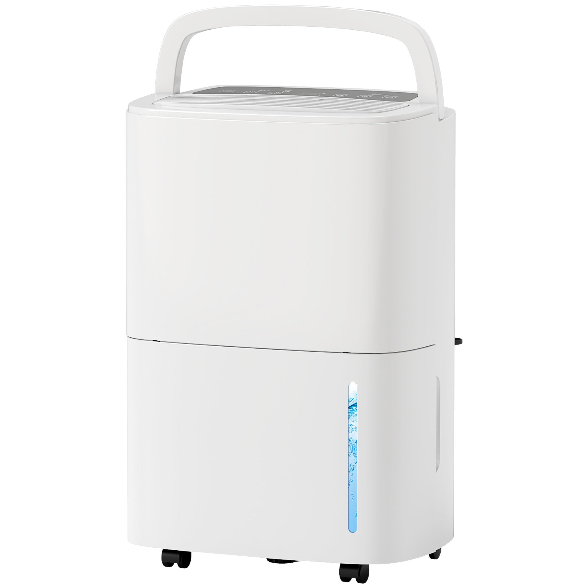 20L/Day Dehumidifier with Continuous Drainage, 5L Water Tank, 24H Timer, Digital Humidity Display, Humidity Light, Dehumidifier for Home Damp, Bedroom, Condensation, Mould, Laundry Drying
