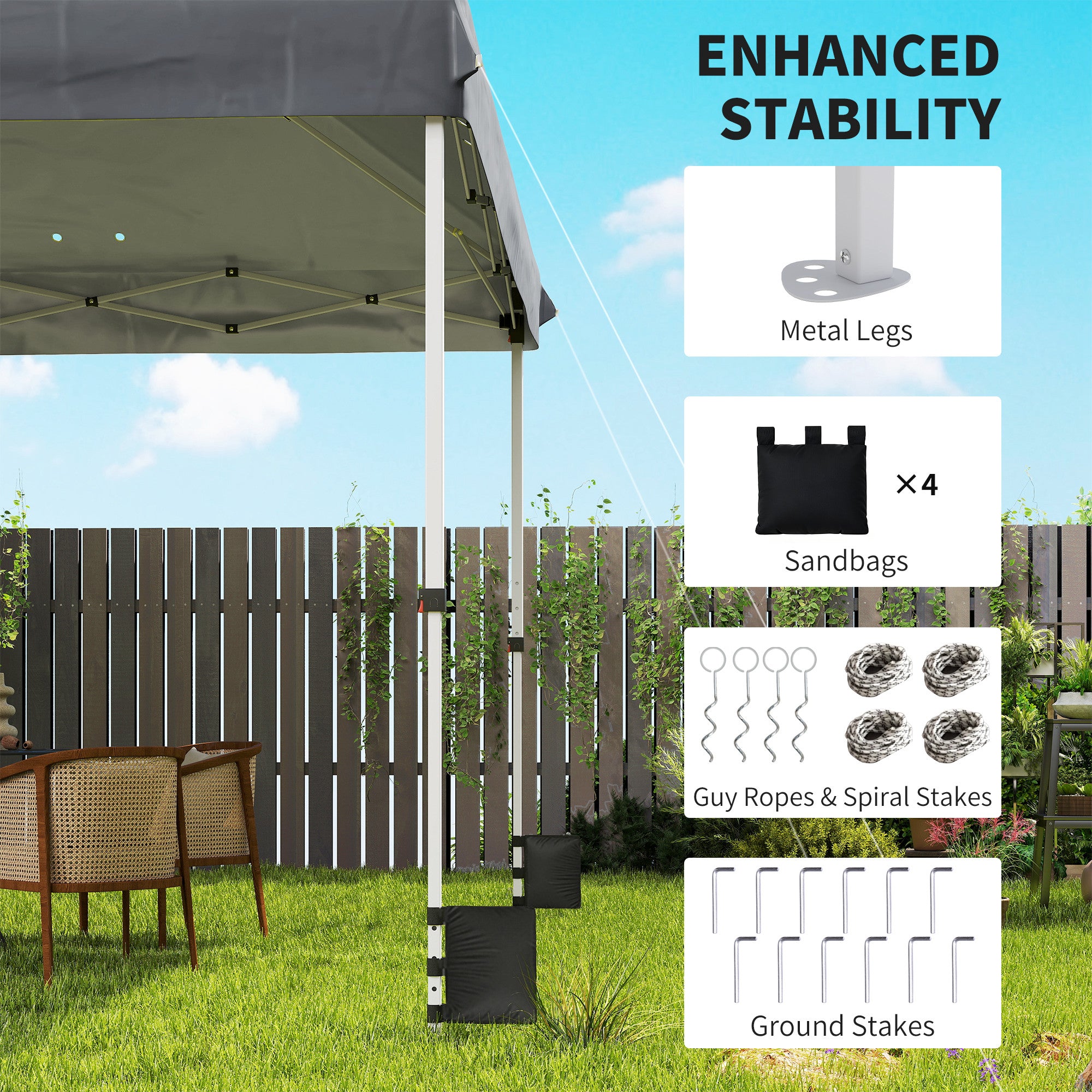 3 x 3 m Pop Up Gazebo with Wheels, UPF50+ One-Touch Outdoor Garden Party Tent Marquee Wedding Awning Canopy, Dark Grey