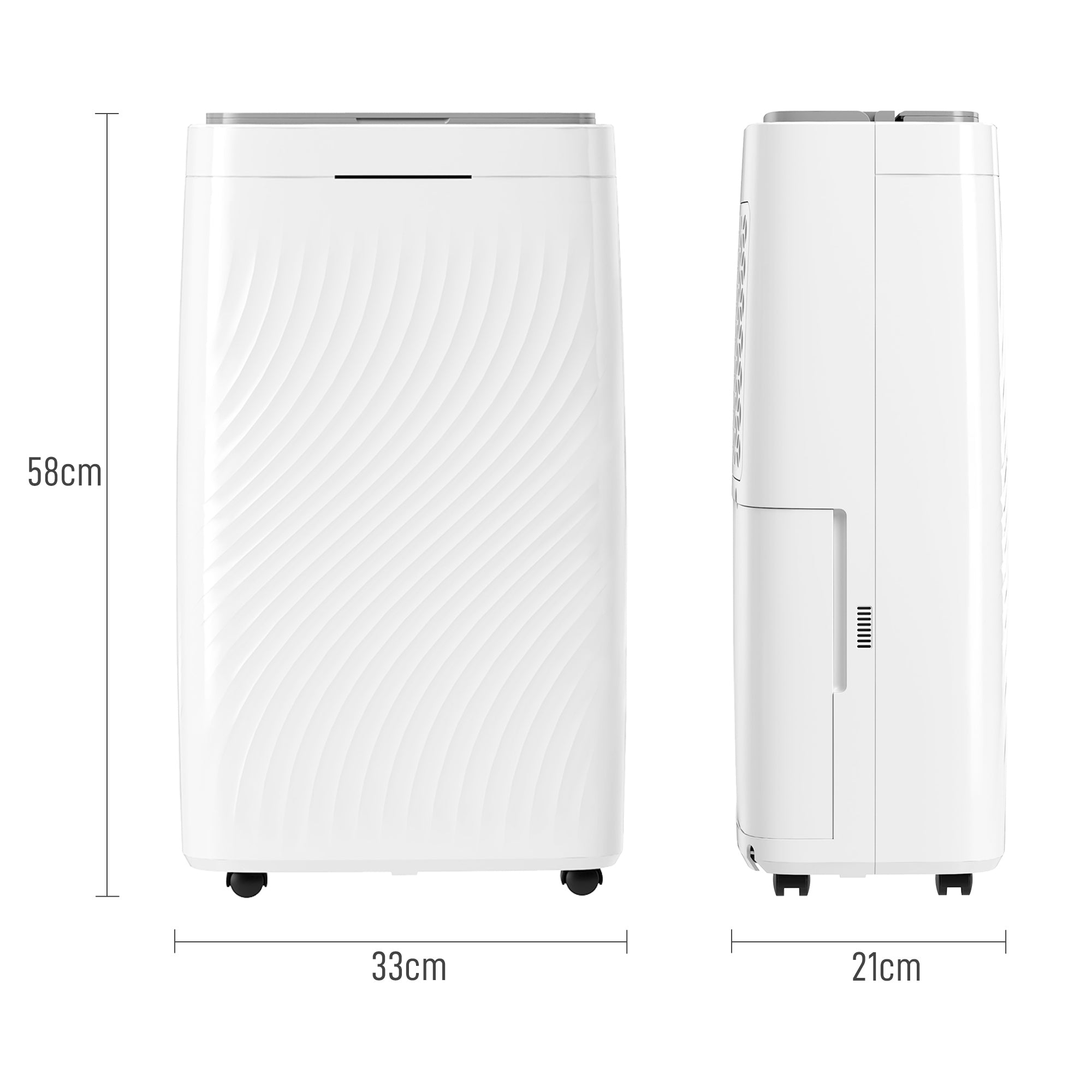 16L/Day Dehumidifier with Activated Carbon Air Filter, Continuous Drainage, 5.5L Water Tank, 24H Timer, Humidity Light, Dehumidifier for Home Damp, Bedroom, Condensation, Mould, Laundry Drying