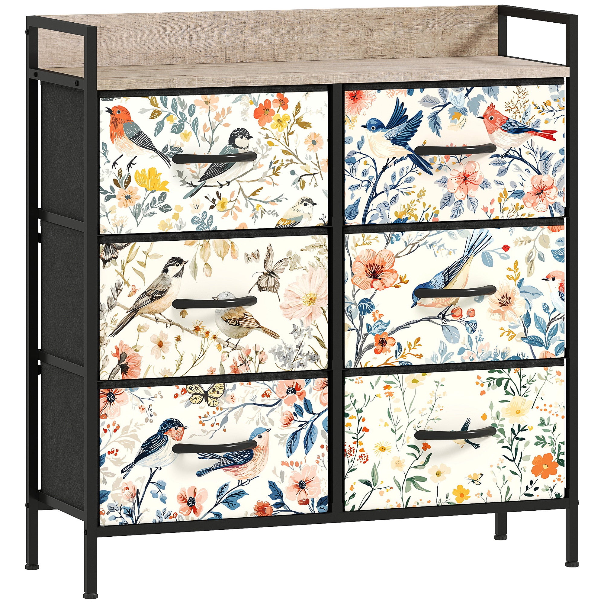 6-Drawer Chest of Drawers - White