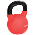 Kettlebell, 10kg Kettle Bell with Non-Slip Handle for Home Gym Weight Lifting and Strength Training, Red