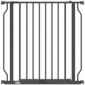 Extra Wide Dog Gate, with Door Pressure, for Doorways, Hallways, Staircases - Black