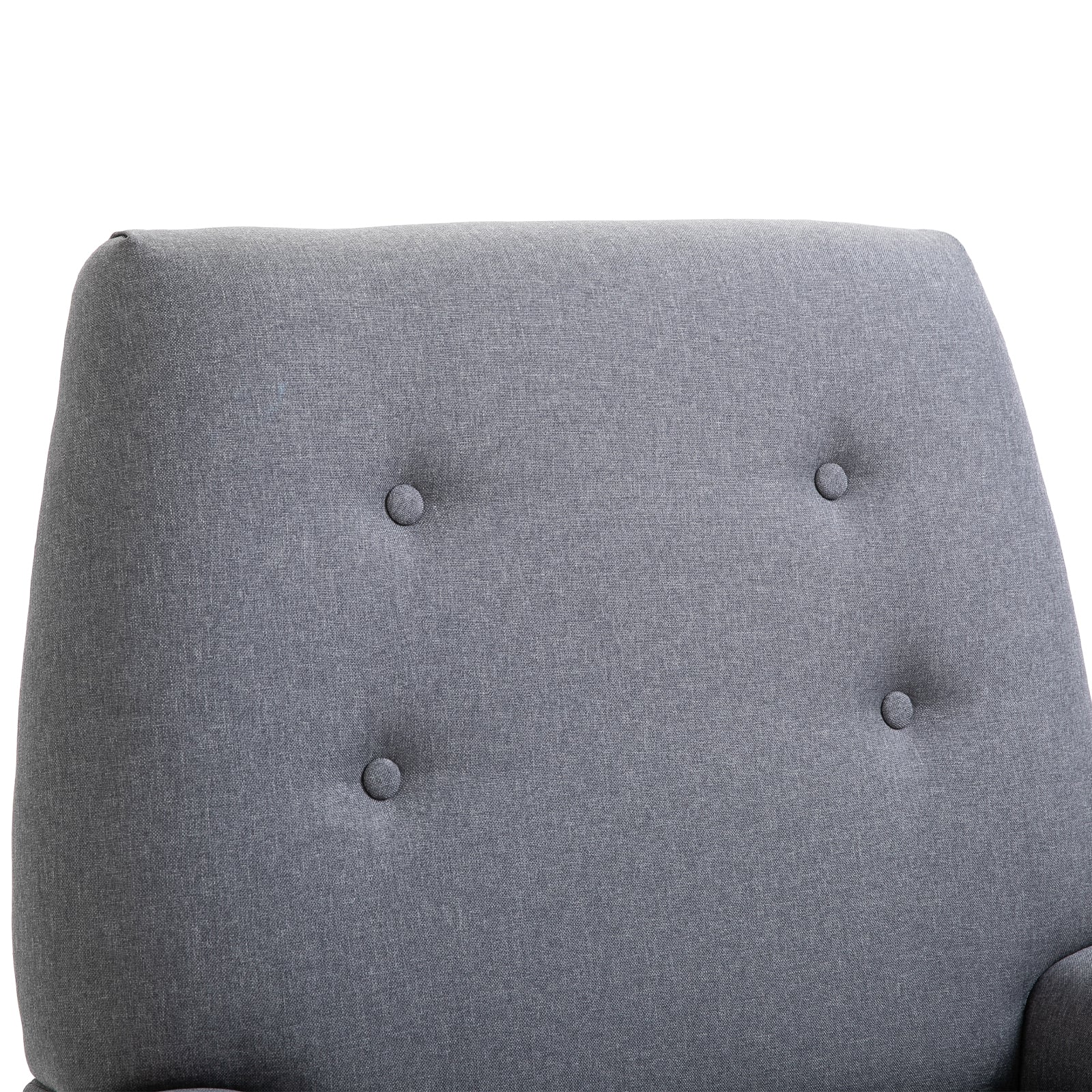 Scandinavian-Style Single Armchair - Grey