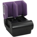 2 in 1 Foot and Calf Massager with Heat, Air Compression, Timer, 3 Modes & Intensities, Purple and Black
