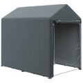 Temporary Garden Shed 179 x 120cm with Accessories - Dark Grey