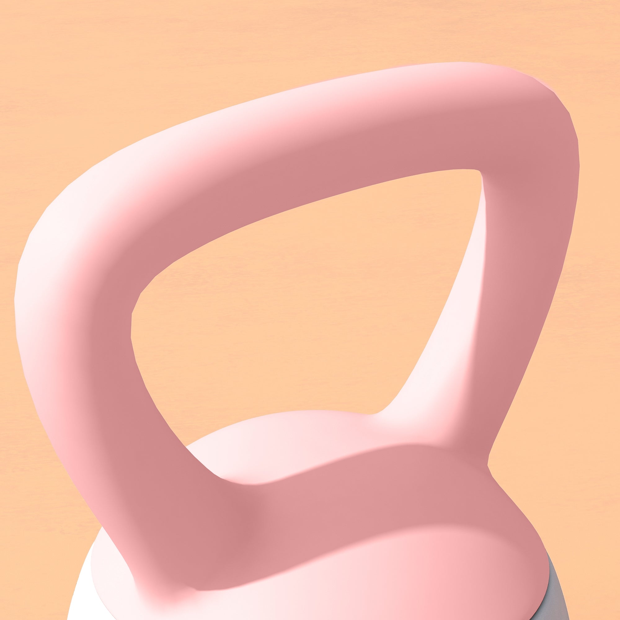 4KG Soft Kettlebell, Kettlebell with Non-Slip Handle for Home Gym, Weight Lifting, Strength Training, Pink/Grey
