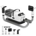 5 in 1 Dog Grooming Vacuum & Dryer w/ Clipper, 1.8L Canister, 4 Modes Blow Temperature