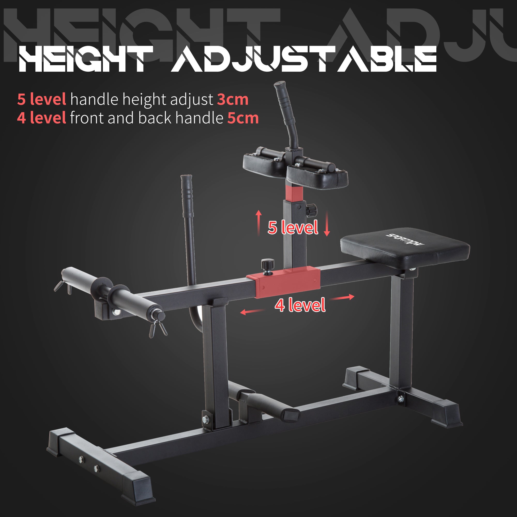 Seated Leg Extension Machine, Adjustable Leg Raise Machine and Curl Machine with Plate Loaded for Hip, Lower Body and Home Gym Workout