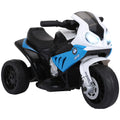 BMW S1000RR Licensed Kids 6V Electric Motorbike with Headlight & Music - Blue