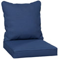 Seat and Back Padded Cushion Set, CUSHION ONLY - Dark Blue
