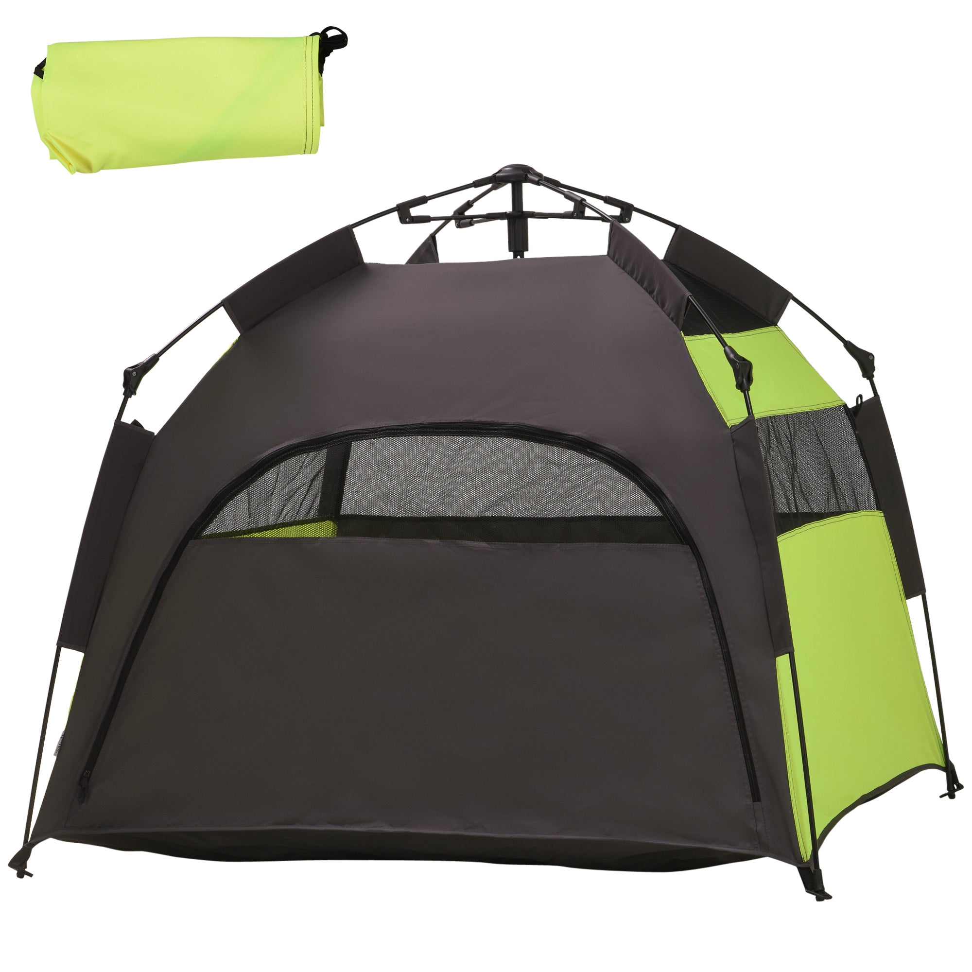 Foldable Dog Cat Tent with Waterproof Oxford, Carry Bag for Extra Large Dog, Green