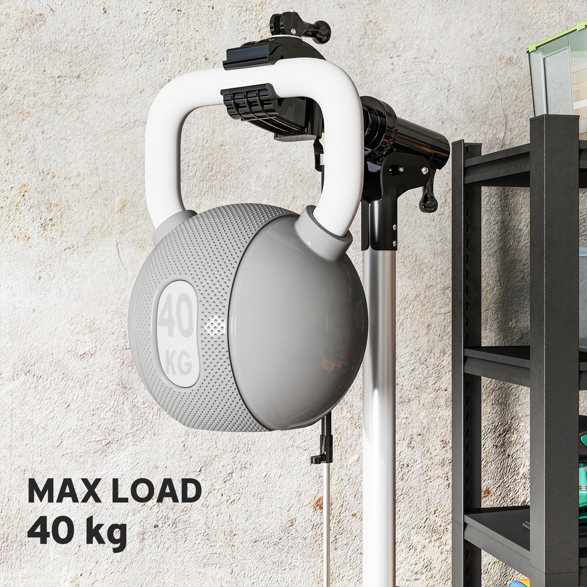 Bike Repair Stand, Heavy Duty Bike Stand for Maintenance, Max Load 40kg, Height Adjustable, Foldable and 360° Rotatable for Road Bike, Mountain Bike, E-Bike