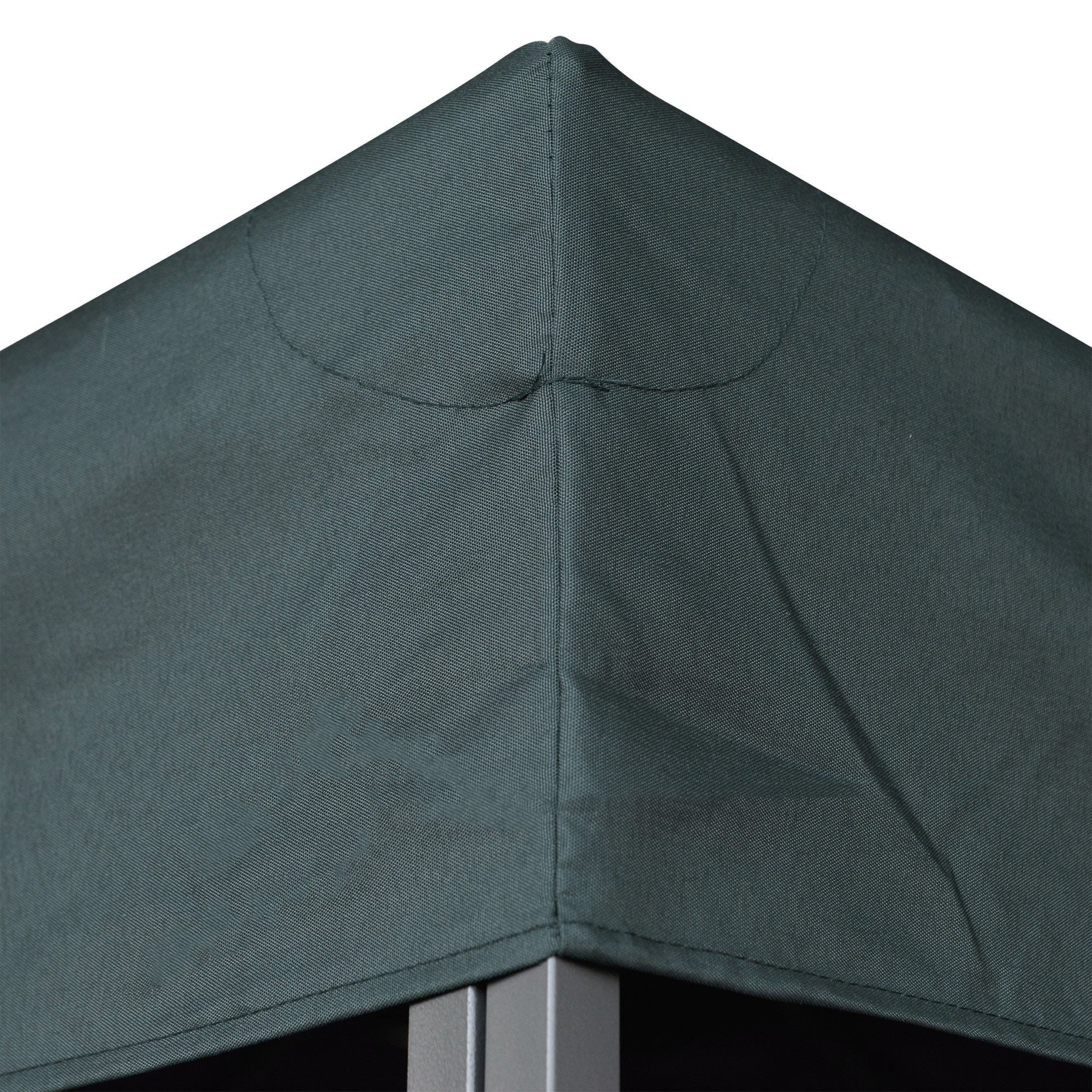 3 x 3 m Gazebo Roof Replacement with Two-Tier Ventilation - Grey