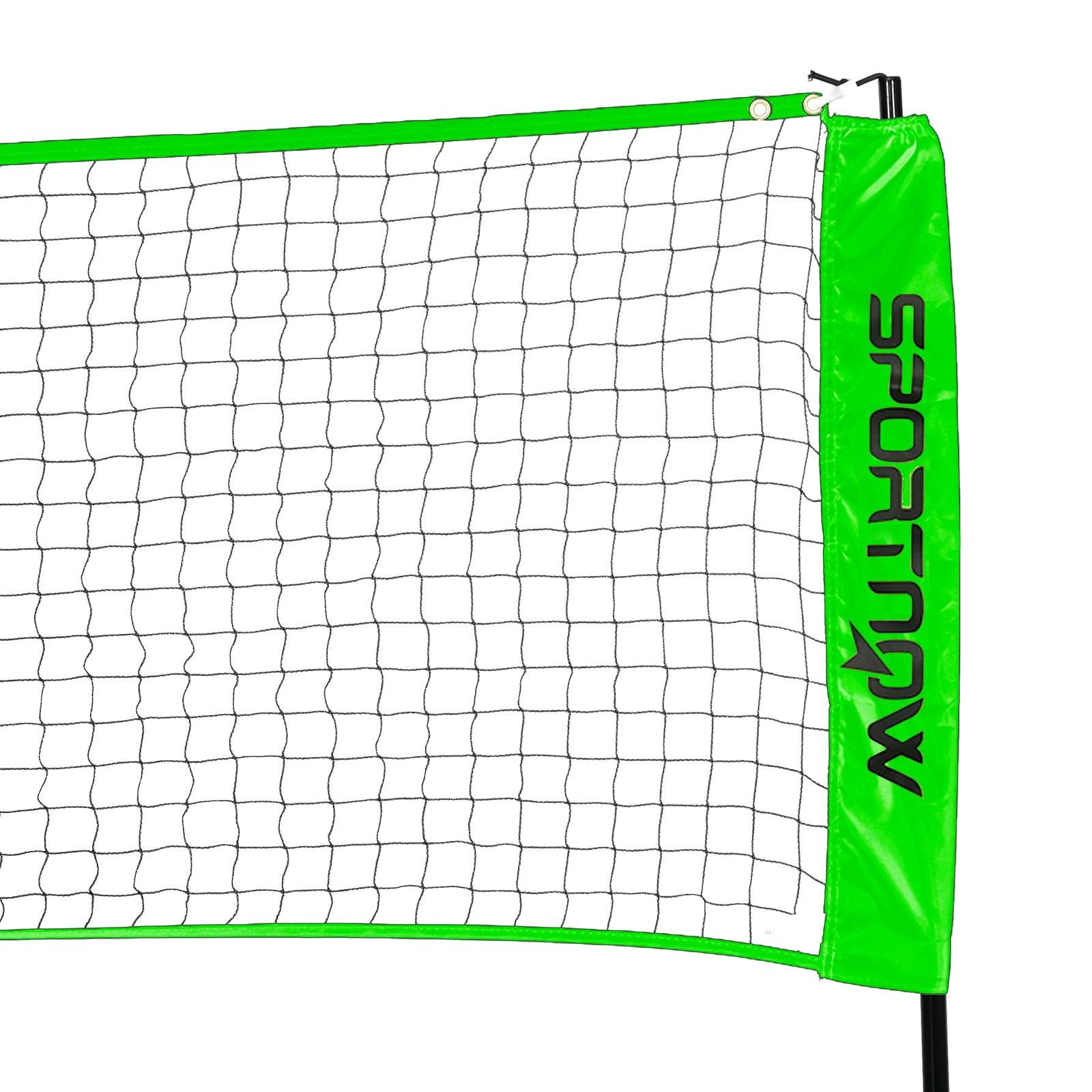 Badminton Net Set, Height Adjustable Net for Pickleball, Volleyball, Badminton, with 3 Shuttlecocks, 4 Rackets