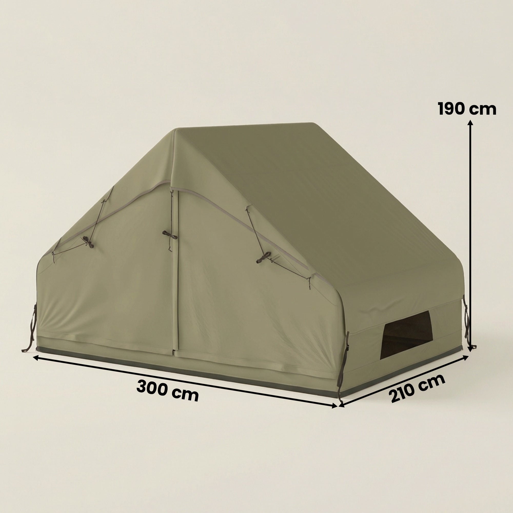 Inflatable Tent Waterproof for Camping Blow Up Tent with Pump Carry Bag for 2-4 Person