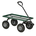 Garden Trolley Cart, Heavy Duty Garden Cart with Metal Frame, 10
