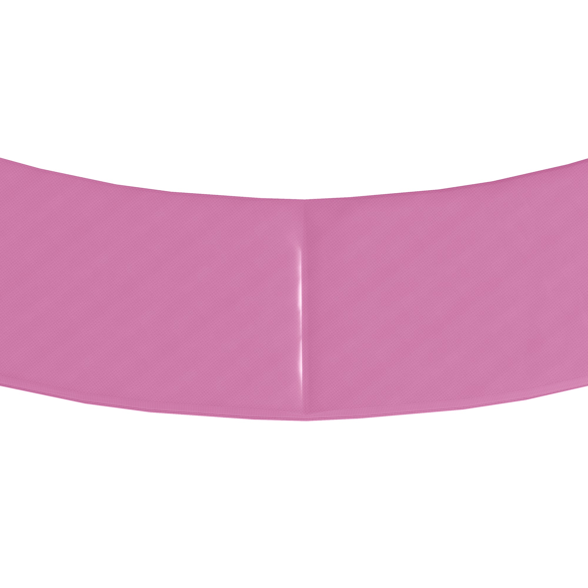 8FT Trampoline Spring Cover, Plastic Trampoline Pad Replacement with Elastic Cord, Waterproof, UV Resistant and Tear-Resistant, Pink