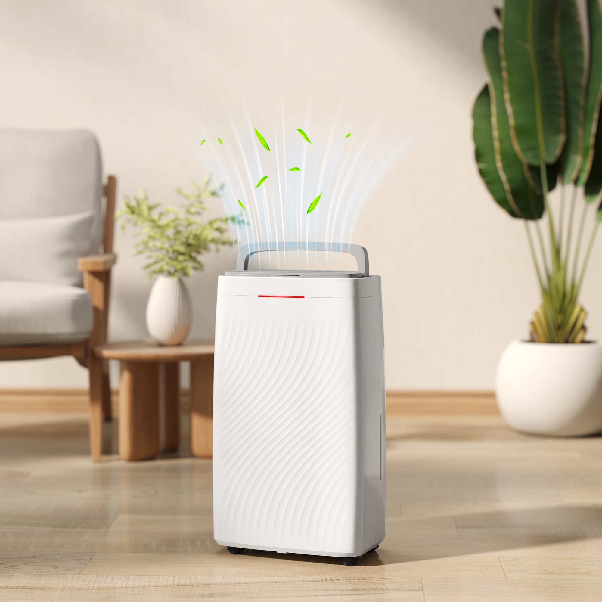 16L/Day Dehumidifier with Activated Carbon Air Filter, Continuous Drainage, 5.5L Water Tank, 24H Timer, Humidity Light, Dehumidifier for Home Damp, Bedroom, Condensation, Mould, Laundry Drying