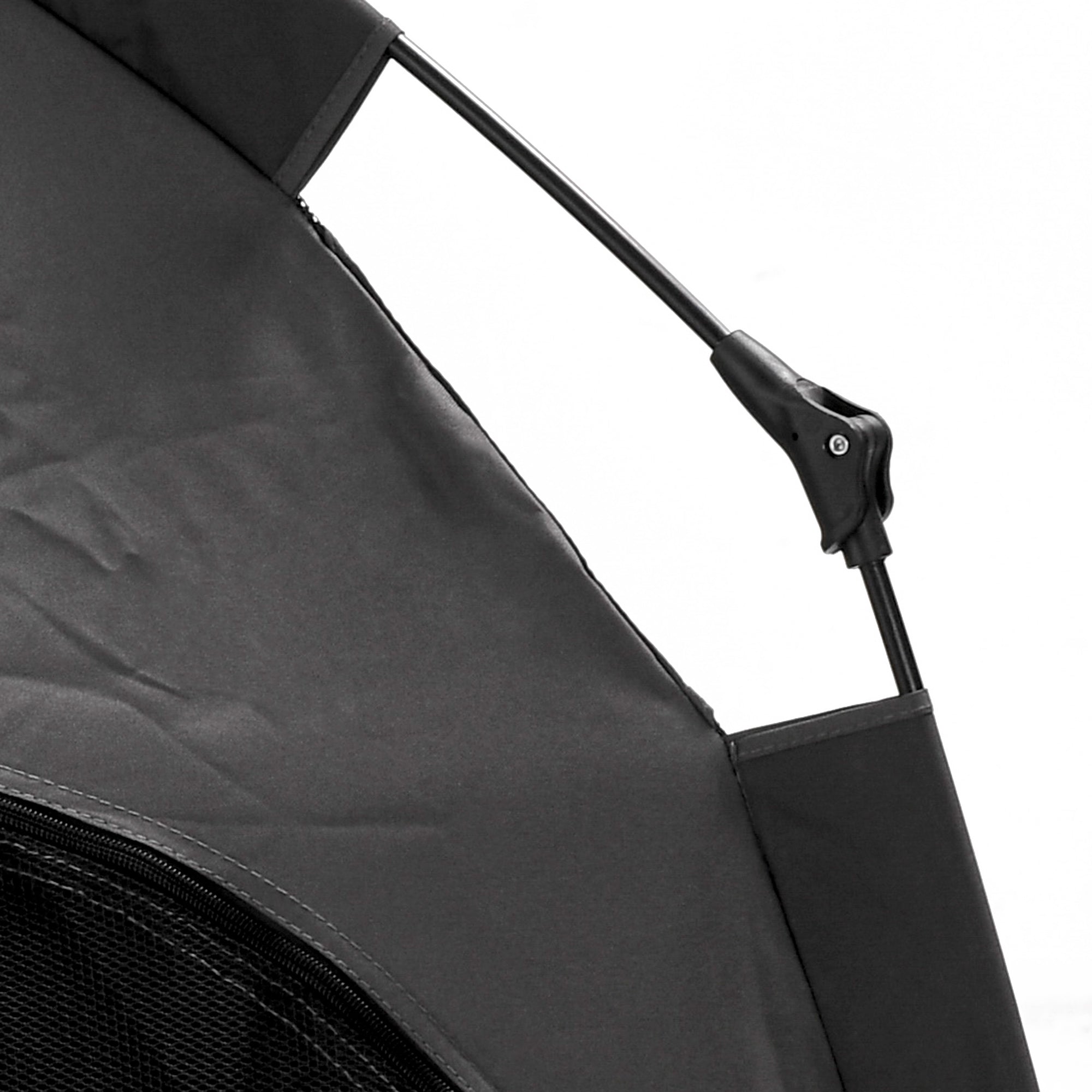 Foldable Dog Cat Tent with Water-Resistant Oxford, Carry Bag for Extra Large Dog, Charcoal Grey