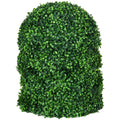 Set of 2 Artificial Boxwood Ball Plants 40cm - Green
