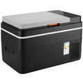 30L Compressor Car Fridge Freezer, Camping Refrigerator with App Control, 12/24V DC and 100-240V AC, Black