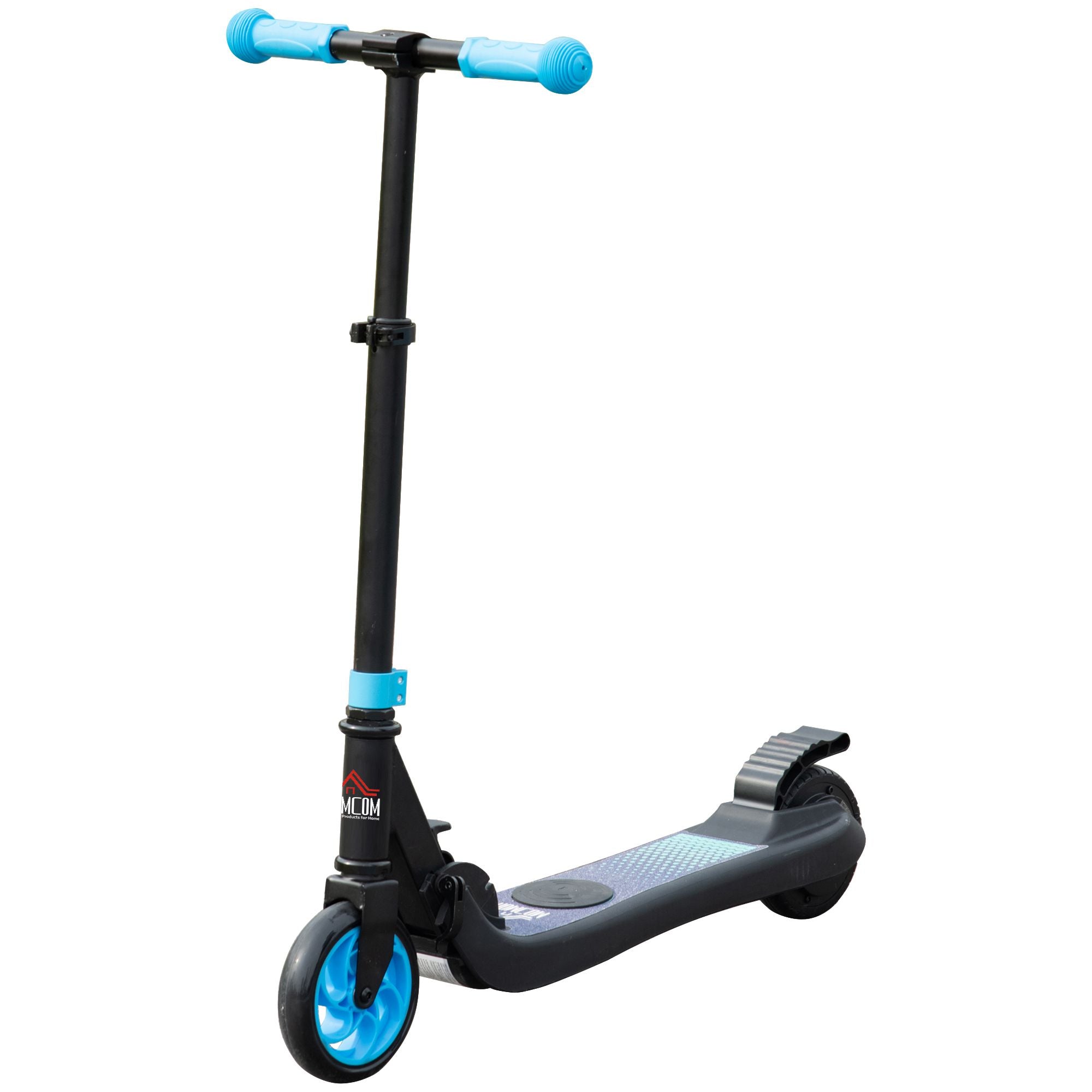 Folding Electric Scooter with Brake, for Ages 6+ Years, 8km/h Maximum Speed, Blue