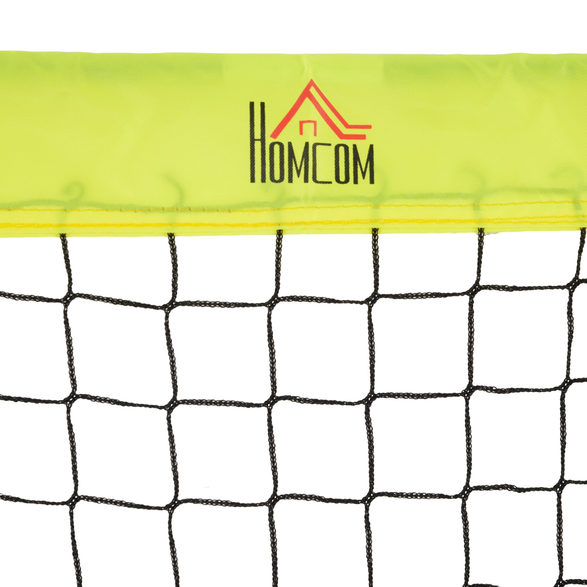 Set of 2 Football Goal Net 6 x 3 ft Foldable Outdoor Sport Training Teens Adults Football with Carrying Bag Yellow