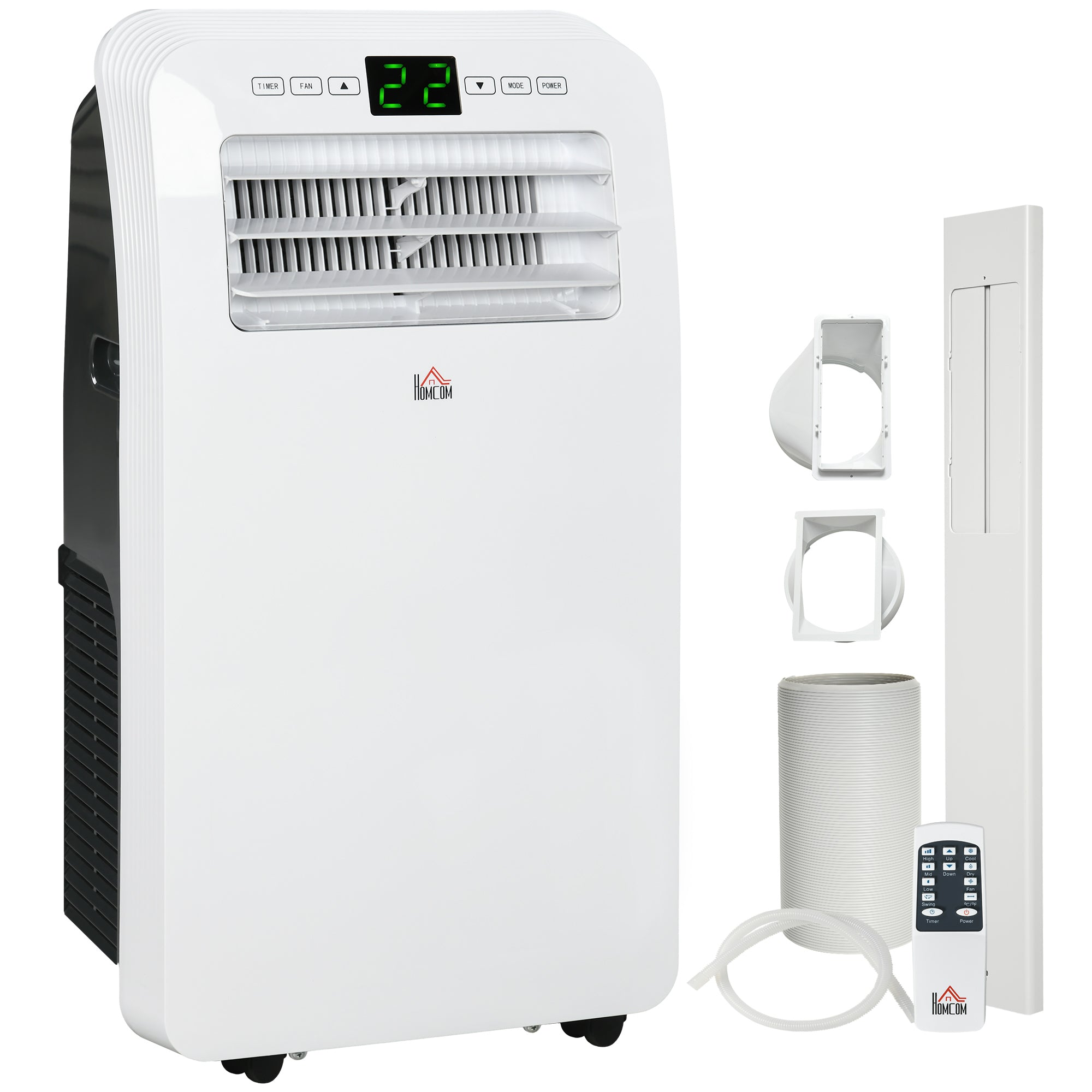 12,000 BTU Three Mode Portable Air Conditioner - White