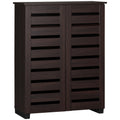 HOMCOM 15 Shoe Storage Cabinet - Wood-Effect