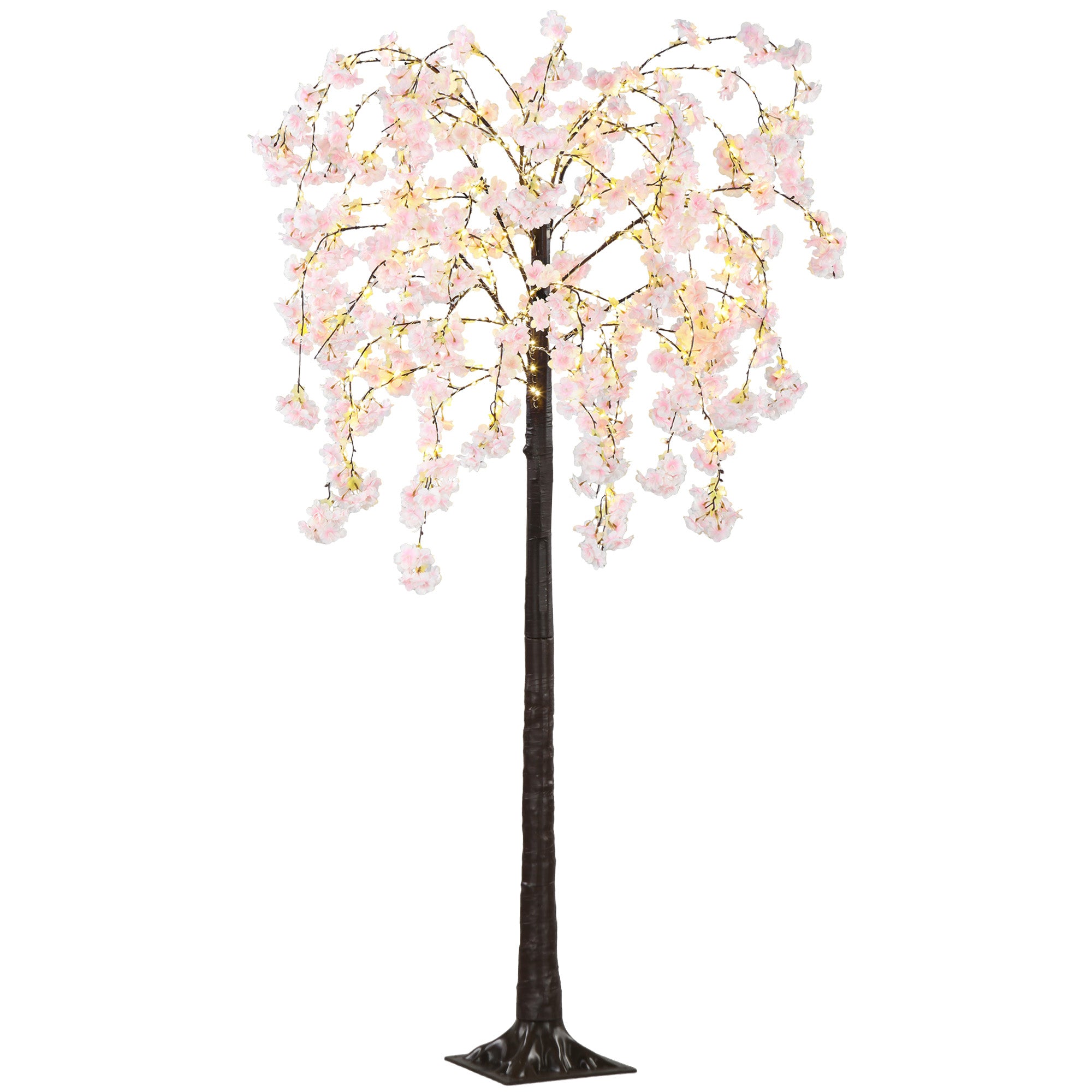 450 LED Light Decorative Artificial Blossom Tree - Pink