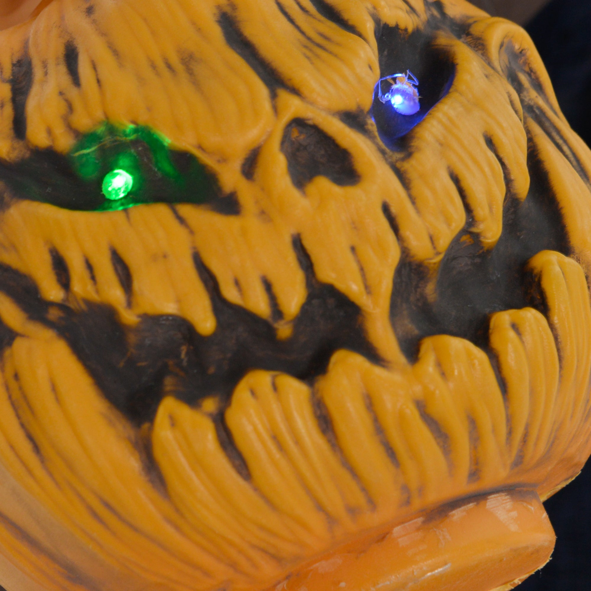 6'2" Witch with Broomstick Halloween Animatronic, with Glowing Eyes