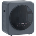 Vented Tumble Dryer, 4kg Front Tumble Dryer with Stainless Steel Tub, 800W Compact Freestanding Grey