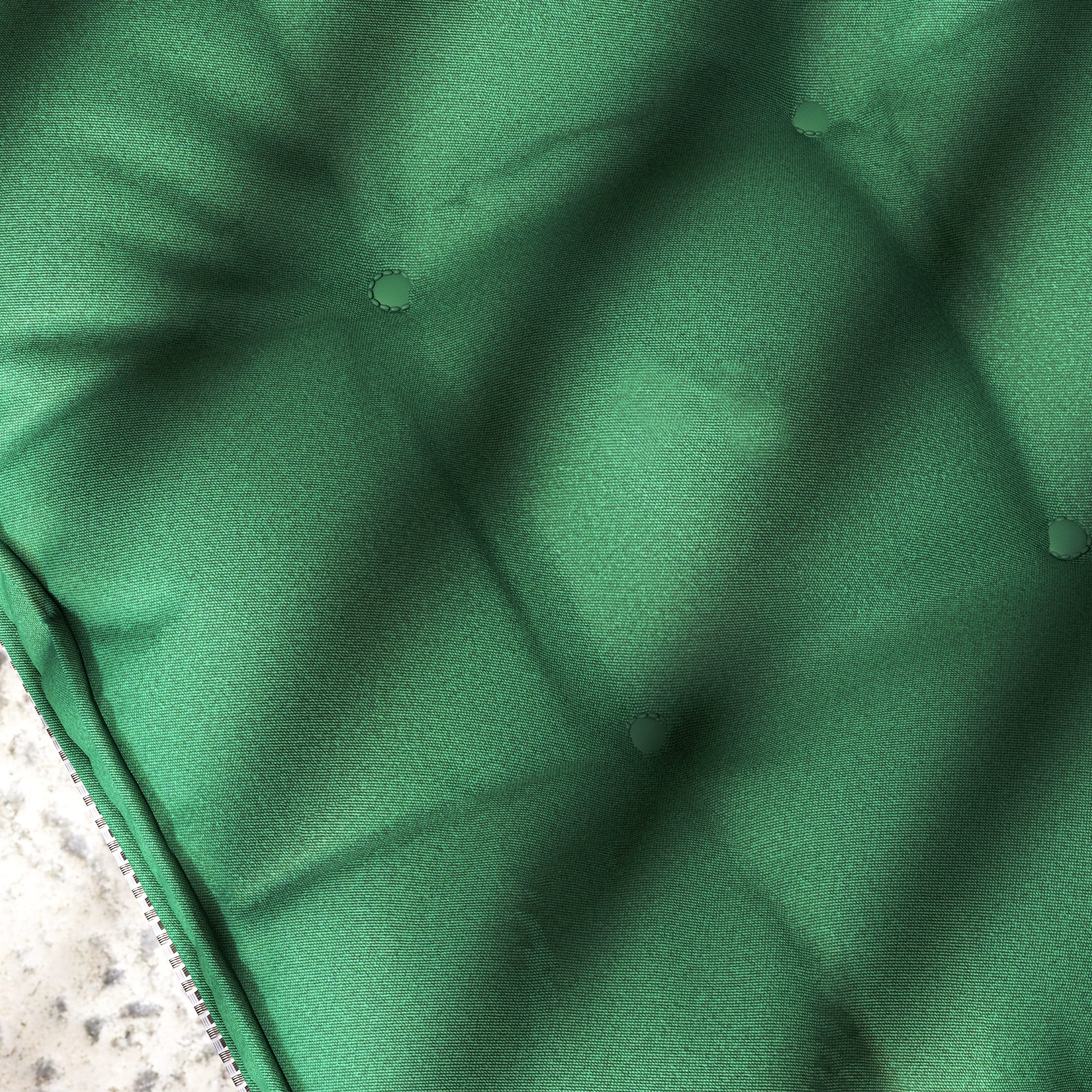 Set of 4 42 x 42cm Outdoor Seat Cushions - Green