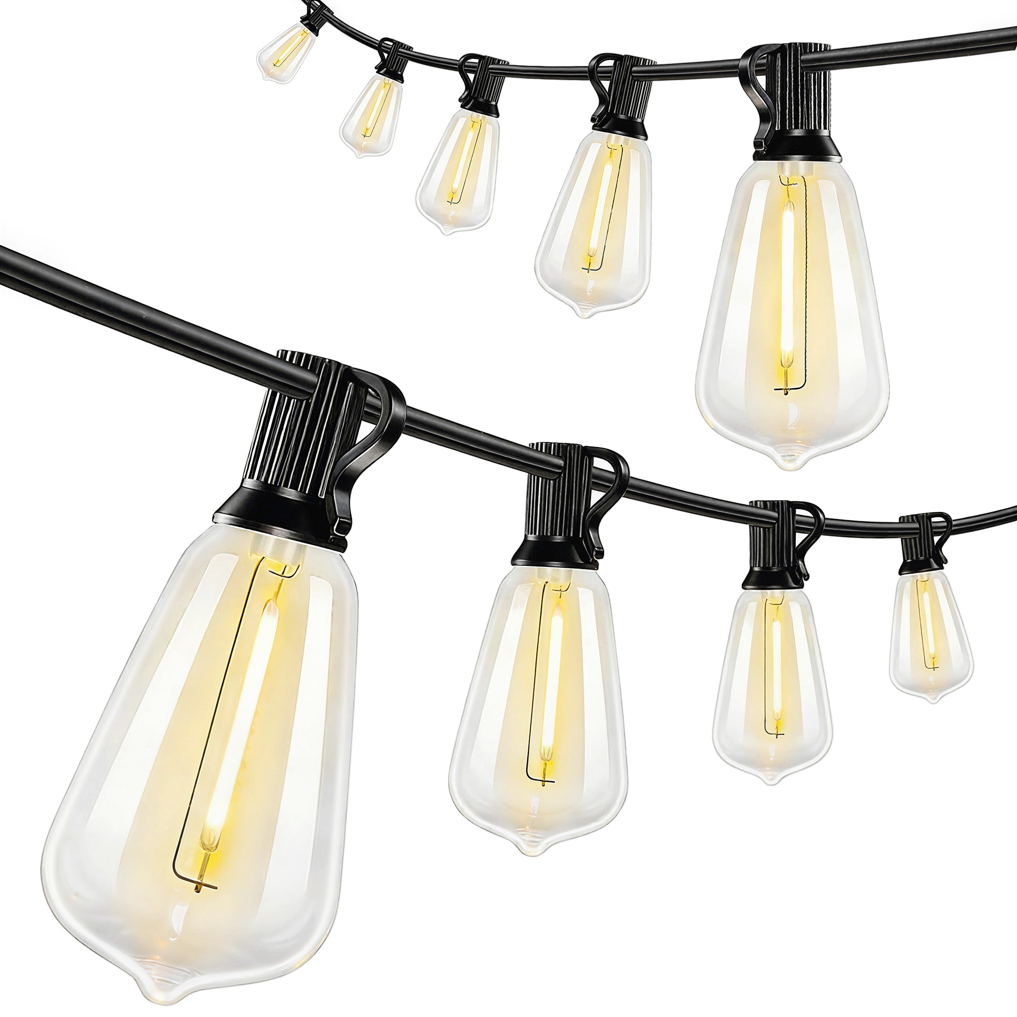 Curtain Lights Connectable Fairy Curtain Lights Plug-in IP44 Waterproof/18 m/Warm White