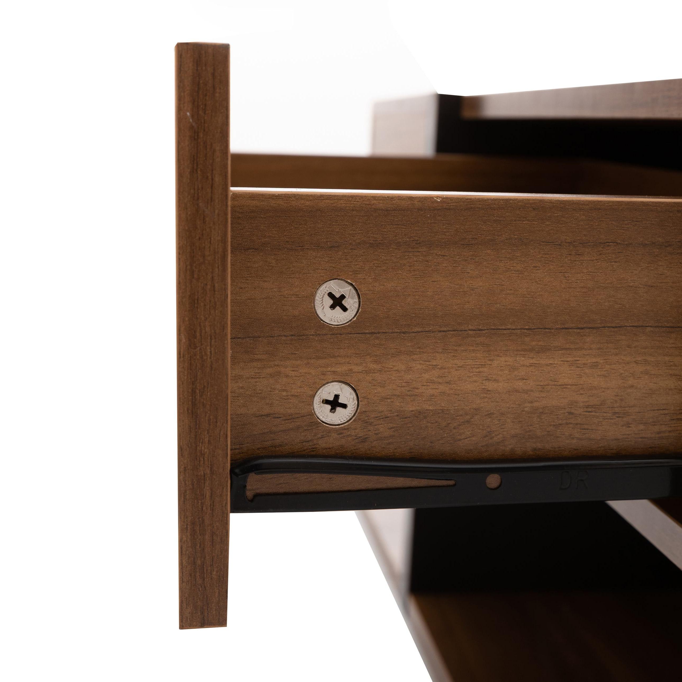 Square Coffee Table with 4 Drawers, Unique Pattern, Bottom Storage, 78L x 78W x 36H cm, Natural