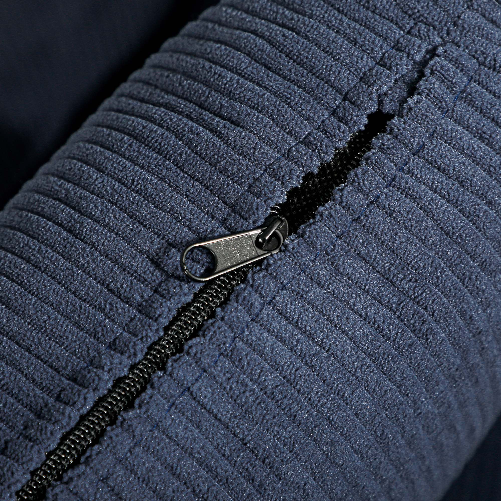 Corduroy Retro Wingback Accent Chair with Cushion - Blue