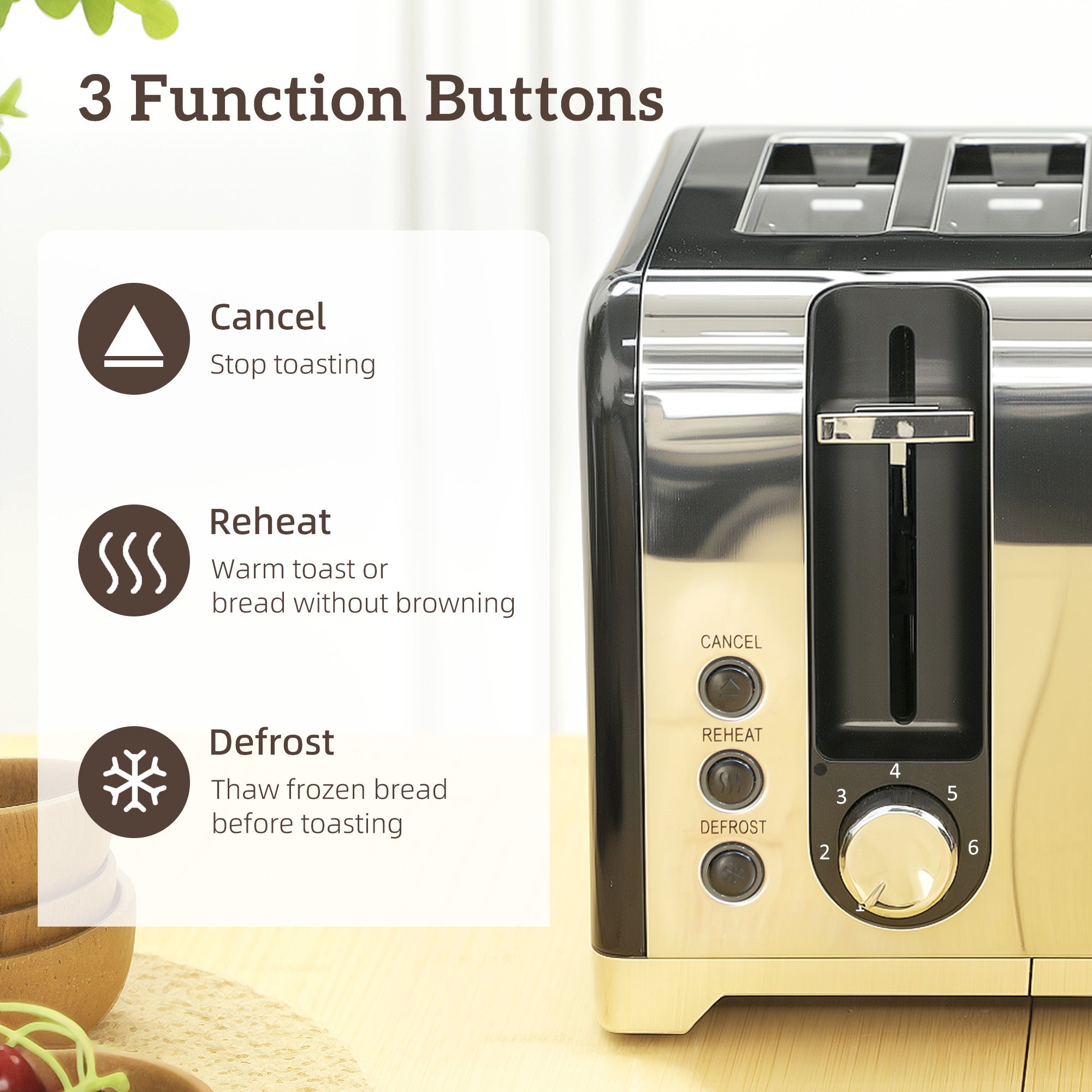 Retro 3000W Kettle and Toaster Set - Black