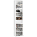 260 Narrow CD Storage Unit - White