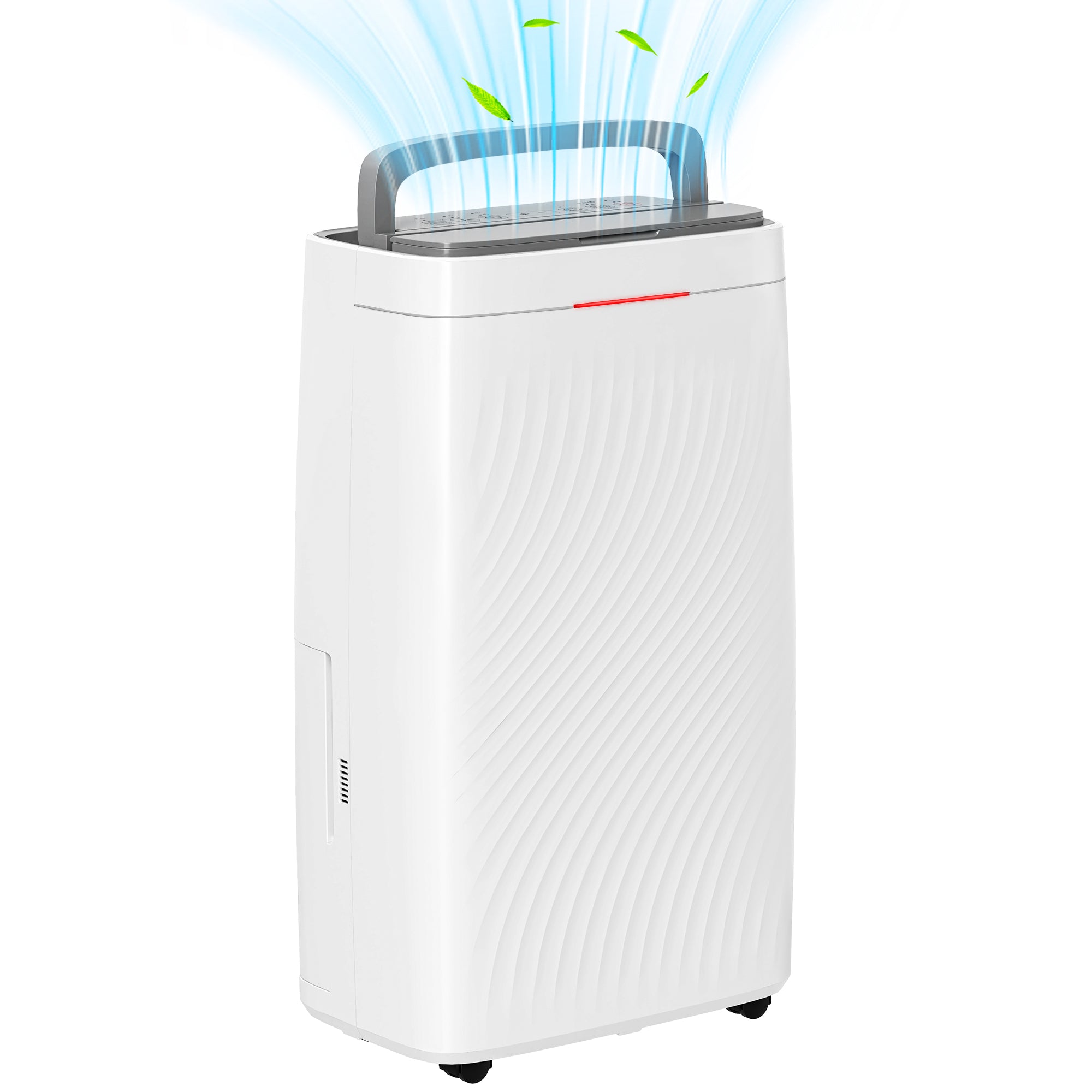 16L/Day Dehumidifier with Activated Carbon Air Filter, Continuous Drainage, 5.5L Water Tank, 24H Timer, Humidity Light, Dehumidifier for Home Damp, Bedroom, Condensation, Mould, Laundry Drying