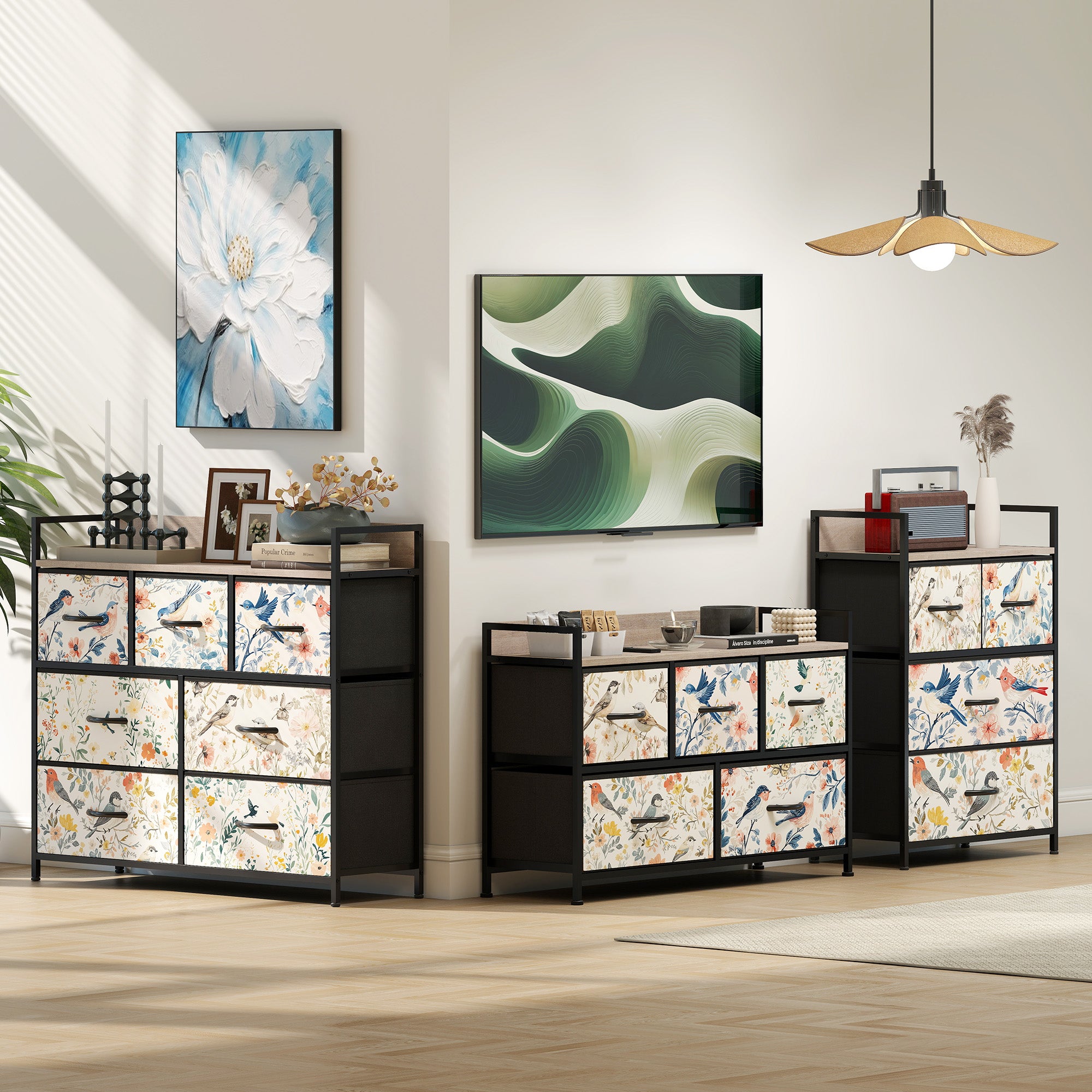 5-Drawer Chest of Drawers - White