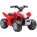 Honda Licensed 6V Electric Kids Quad Bike for Ages 1.5-3 Years - Red